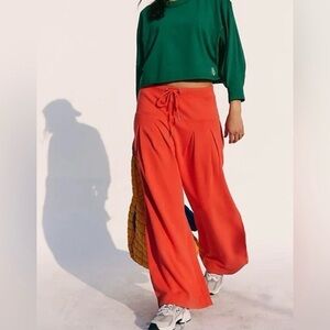 Free People Studio Siren Pants in Lava